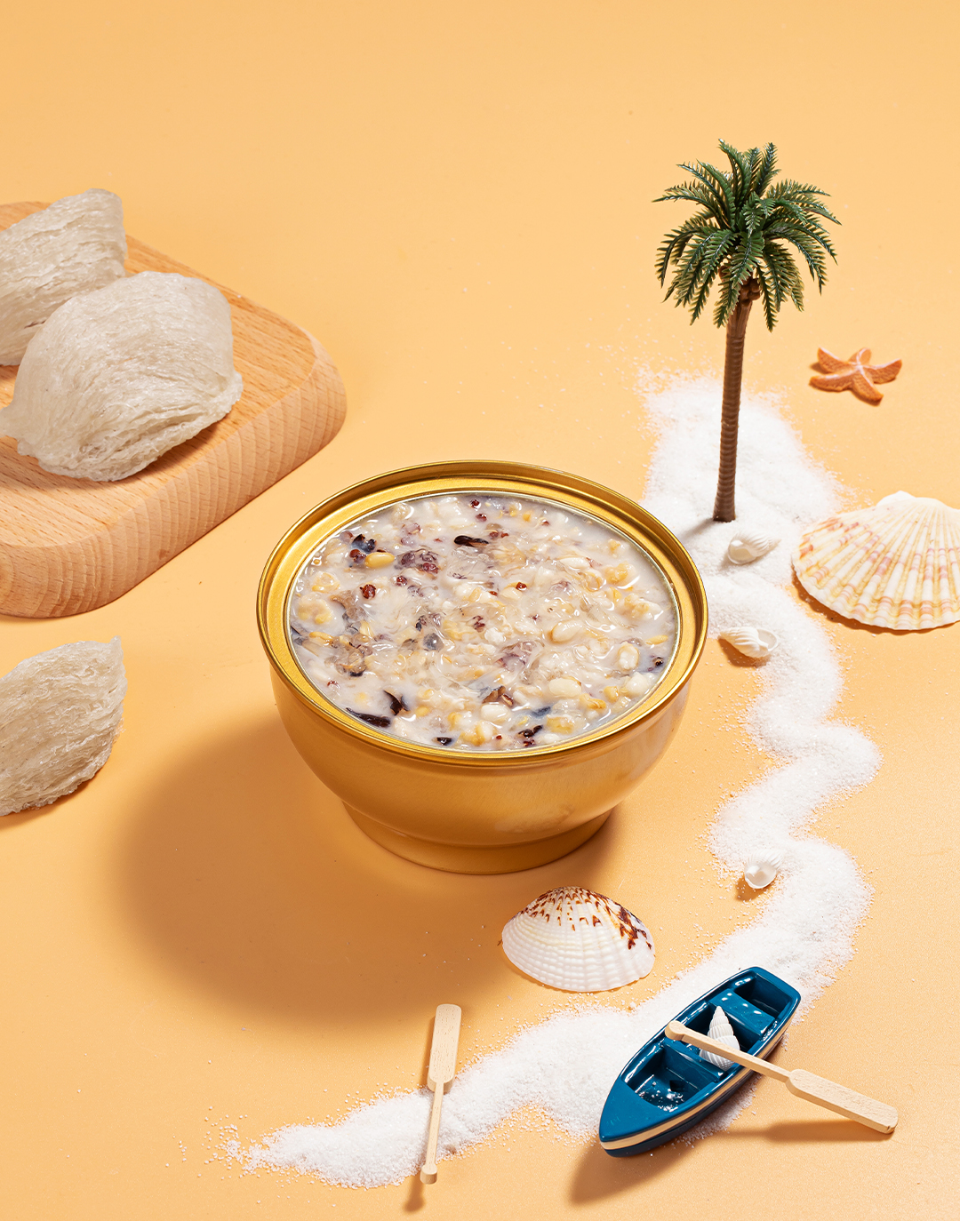 Bird's Nest Porridge with Coconut milk and Oats Flavor