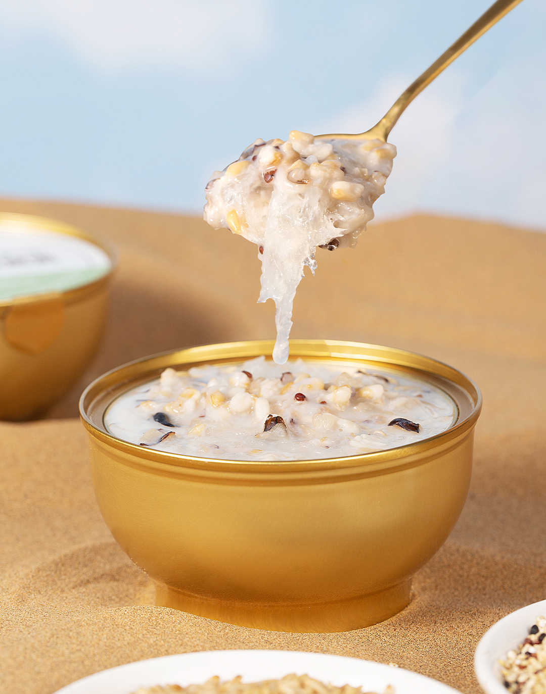 Bird's Nest Porridge with Coconut milk and Oats Flavor