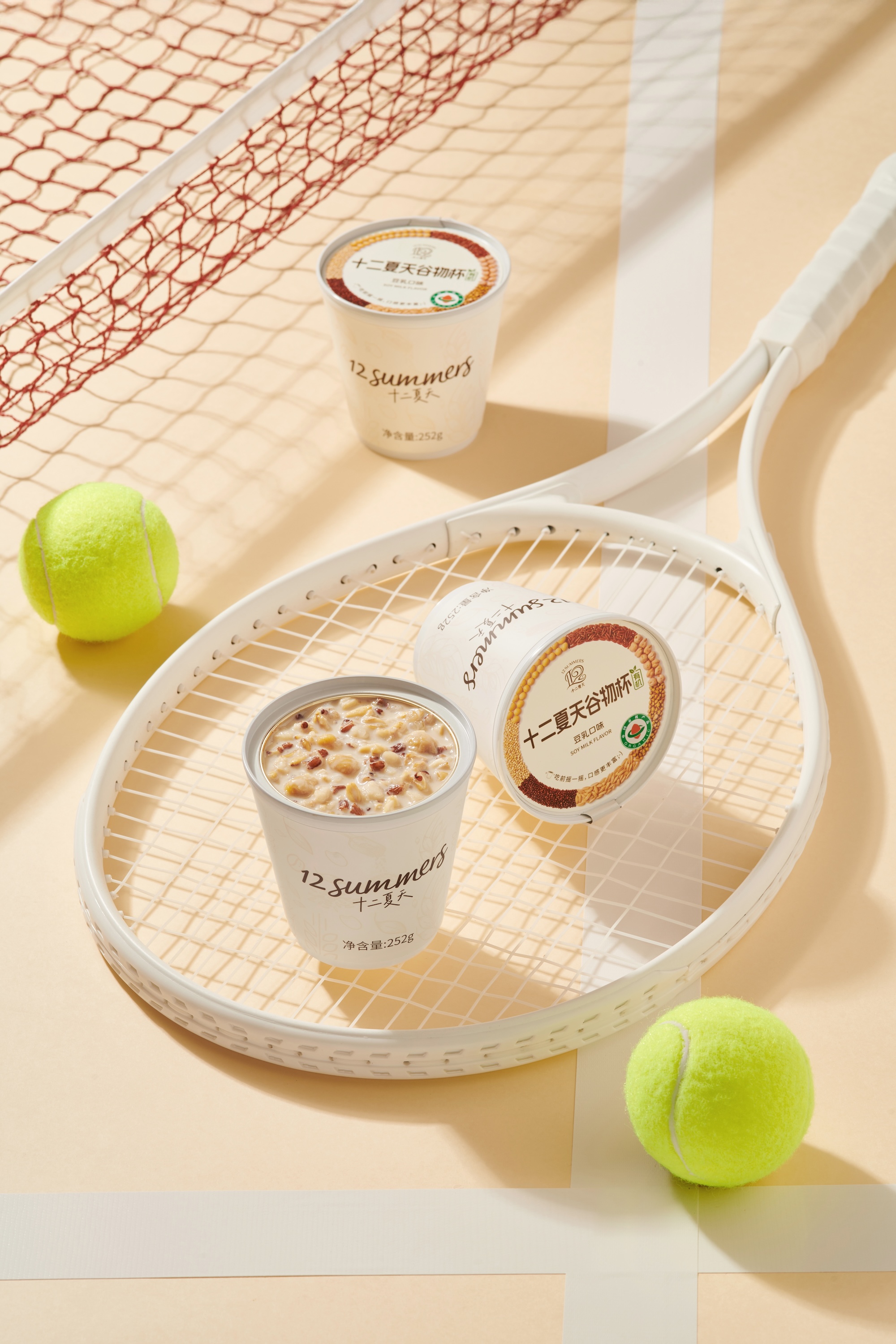 Cereal Cup with Soy Milk Flavor