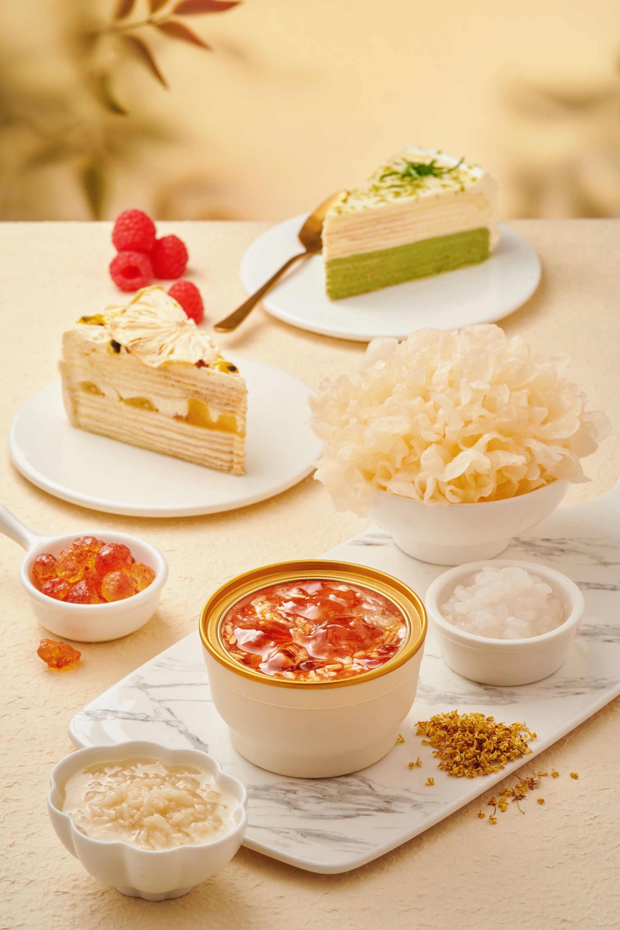 Osmanthus Fermented Glutinous Rice with Peach Resin